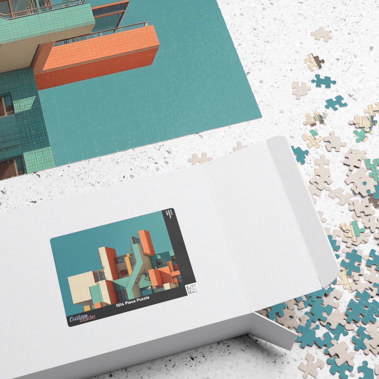 Modern Architectural Puzzle vertical