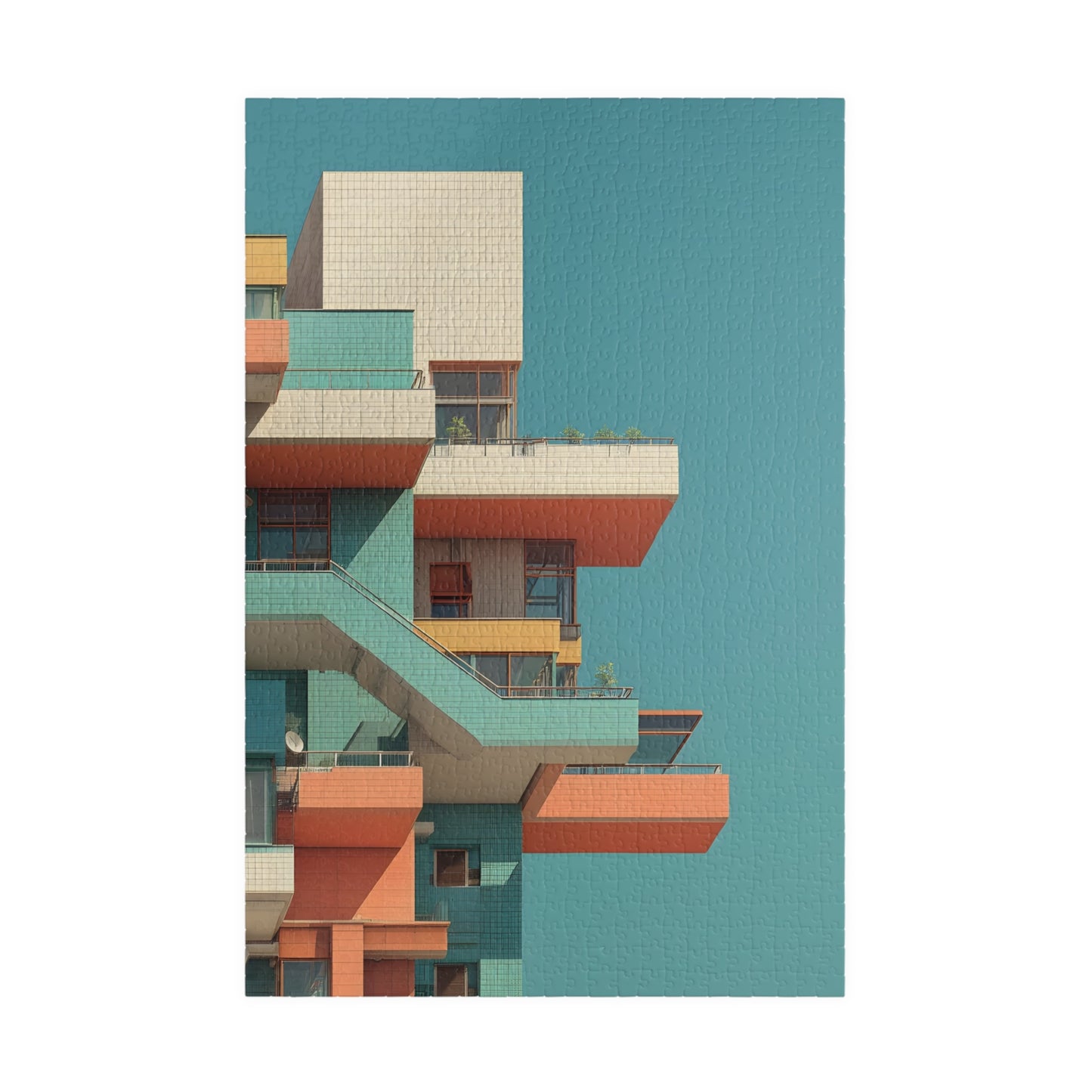 Modern Architectural Puzzle vertical