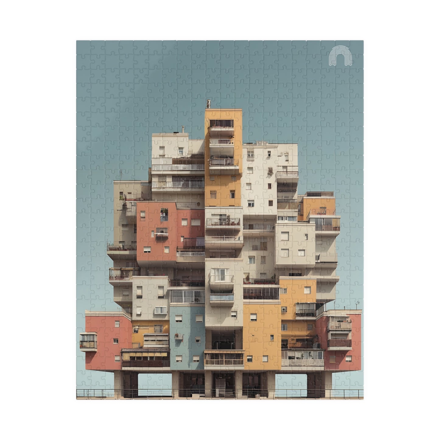 Modular Cityscape Puzzle — 520 Piece Architectural Jigsaw