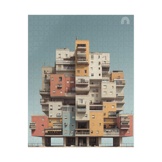 Modular Cityscape Puzzle — 520 Piece Architectural Jigsaw