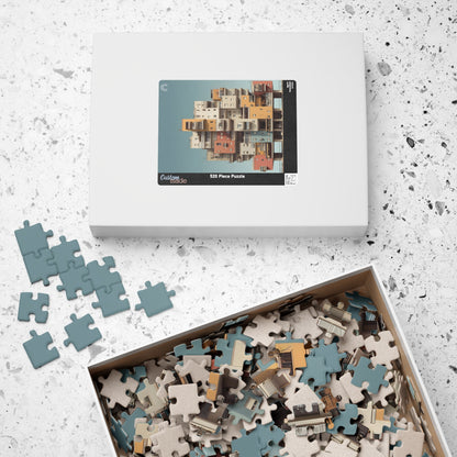 Modular Cityscape Puzzle — 520 Piece Architectural Jigsaw